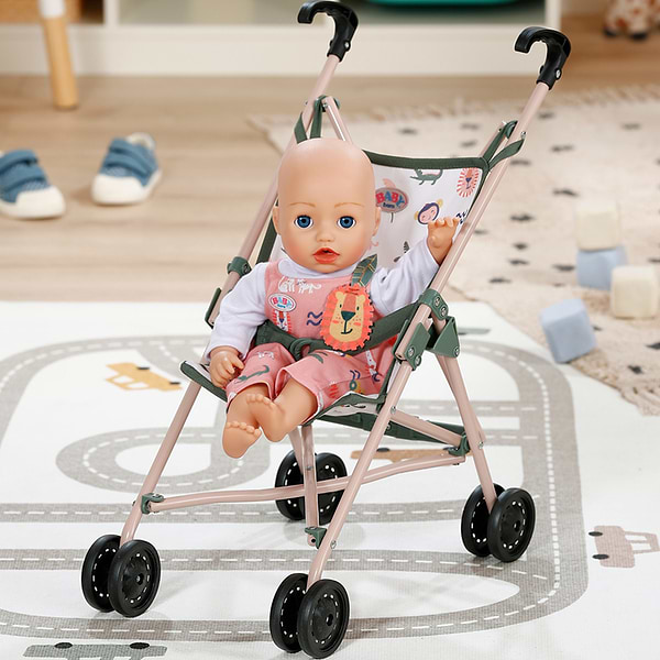 Фото - Коляска для куклы и пупса Baby Born ТРОПИКИ (прогулочная, складная) (838327)