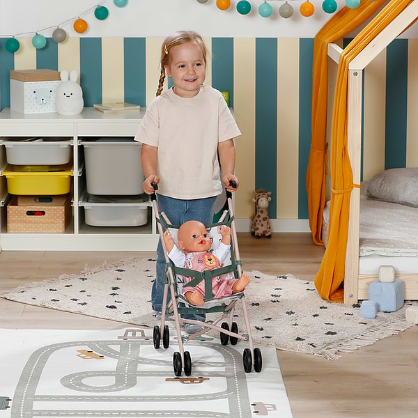 Фото - Коляска для куклы и пупса Baby Born ТРОПИКИ (прогулочная, складная) (838327)