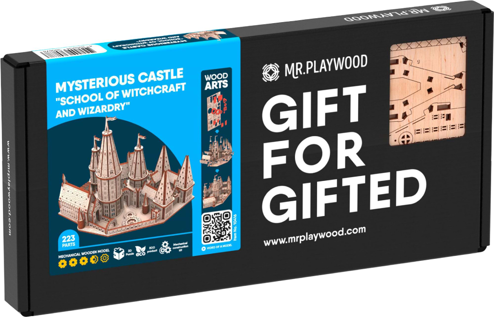 3D пазли Mr.Playwood Таємничий замок "Школа чаклунства" (10416)