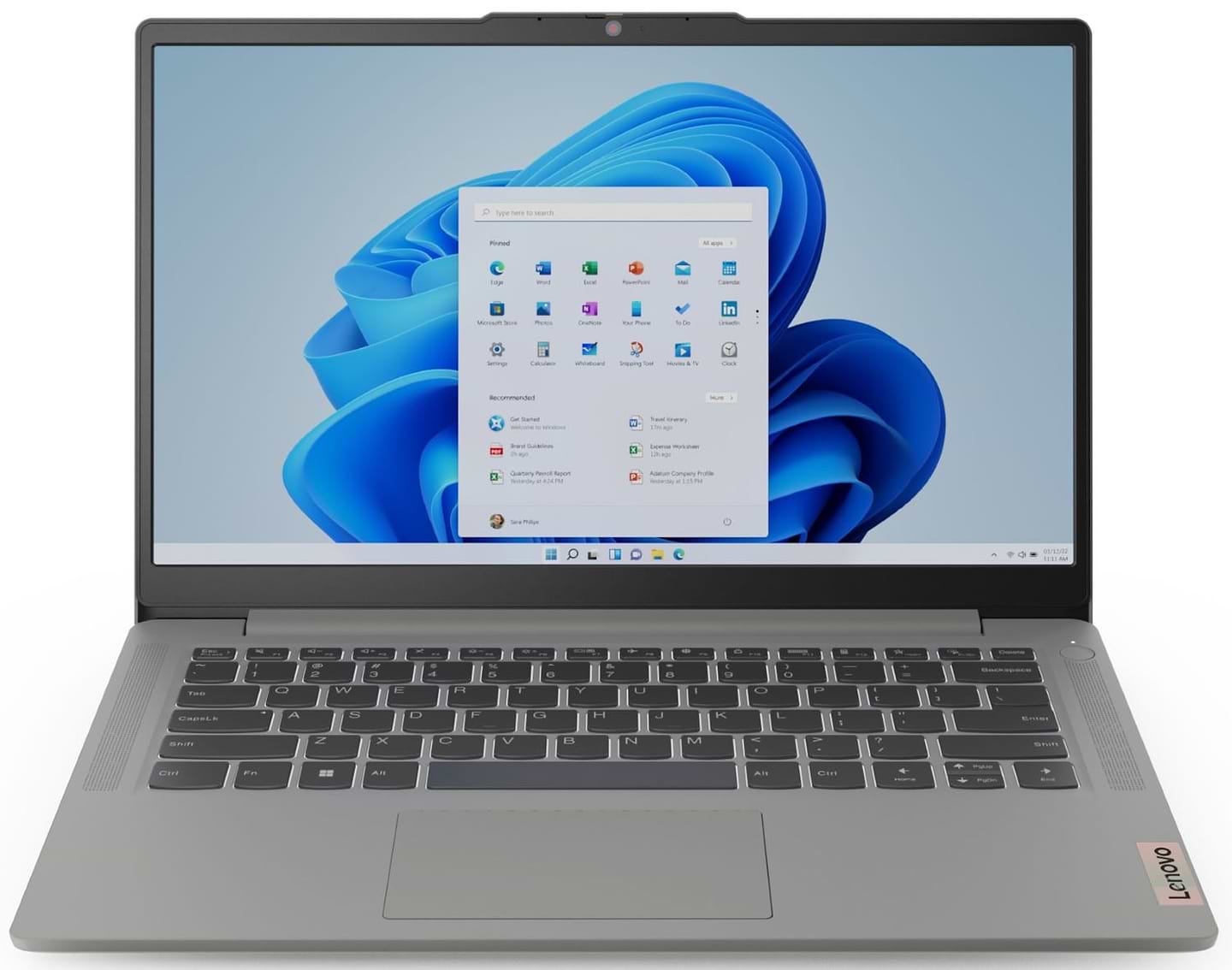 Ноутбук Lenovo IdeaPad Slim 3 14IAH8 (83EQ007TRA) Arctic Grey - Фото 1