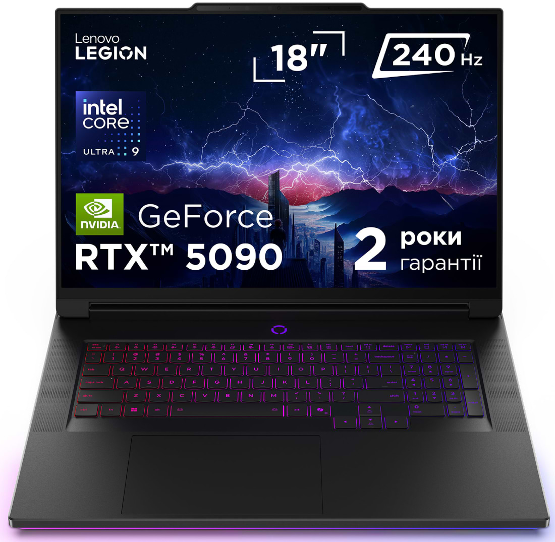 Ноутбук ігровий Lenovo Legion 9 18IAX10 (83EY005ARA) Eclipse Black - Фото 1