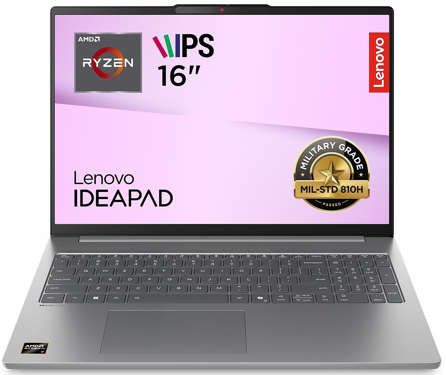 Ноутбук Lenovo IdeaPad Slim 5-16ARP10 (83HU001SRA) Luna Grey - Фото 1