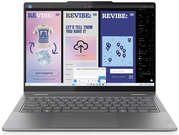 Фото - Ноутбук Lenovo Yoga 7 2-in-1 14ILL10 (83JQ009XRA) Luna Grey