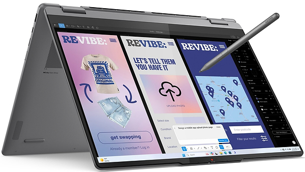 Фото - Ноутбук Lenovo Yoga 7 2-in-1 16ILL10 (83JT003LRA) Luna Grey