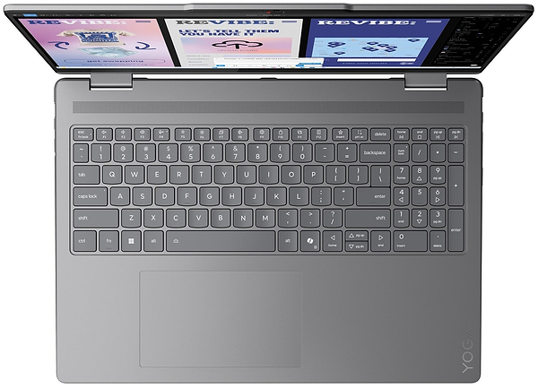 Фото - Ноутбук Lenovo Yoga 7 2-in-1 16ILL10 (83JT003LRA) Luna Grey