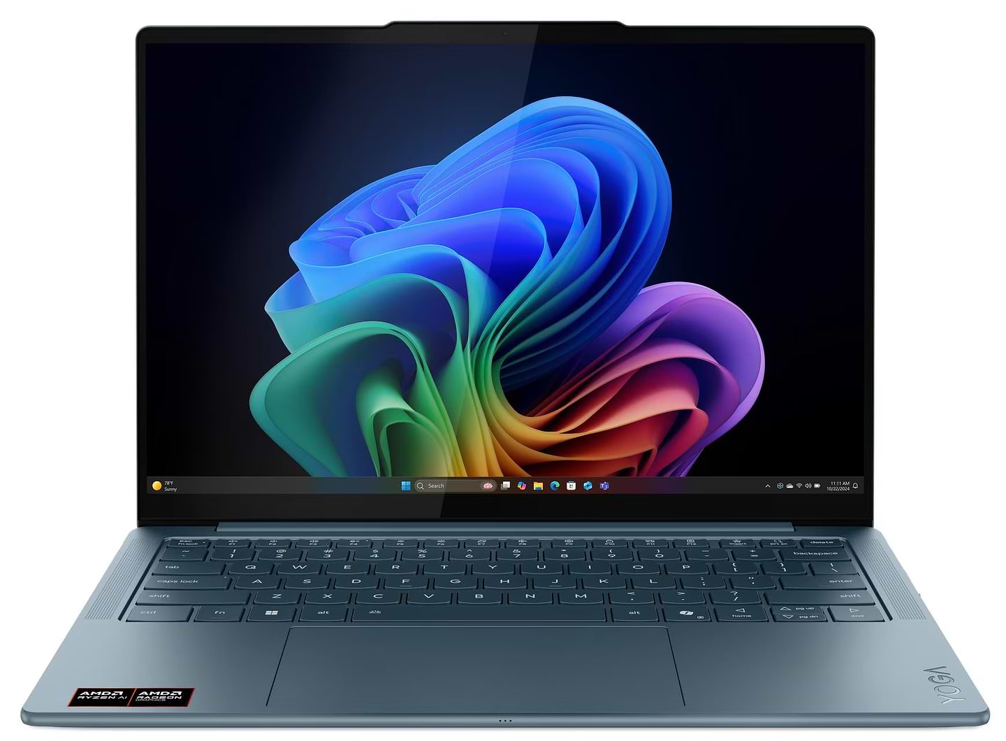 Ноутбук Lenovo Yoga Slim 7 14AKP10 (83JY004TRA) Tidal Teal - Фото 1
