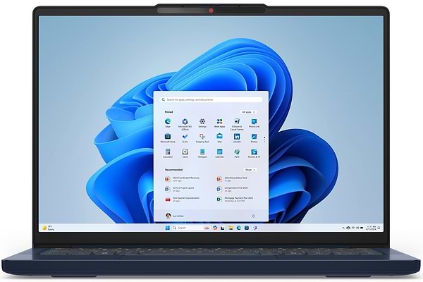 Фото - Ноутбук Lenovo IdeaPad Slim 3 14IRH10 (83K000AJRA) Cosmic Blue
