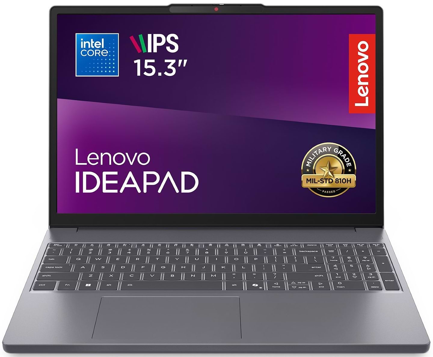 Ноутбук Lenovo IdeaPad Slim 3 15IRH10 (83K100QYRA) Luna Grey - Фото 1