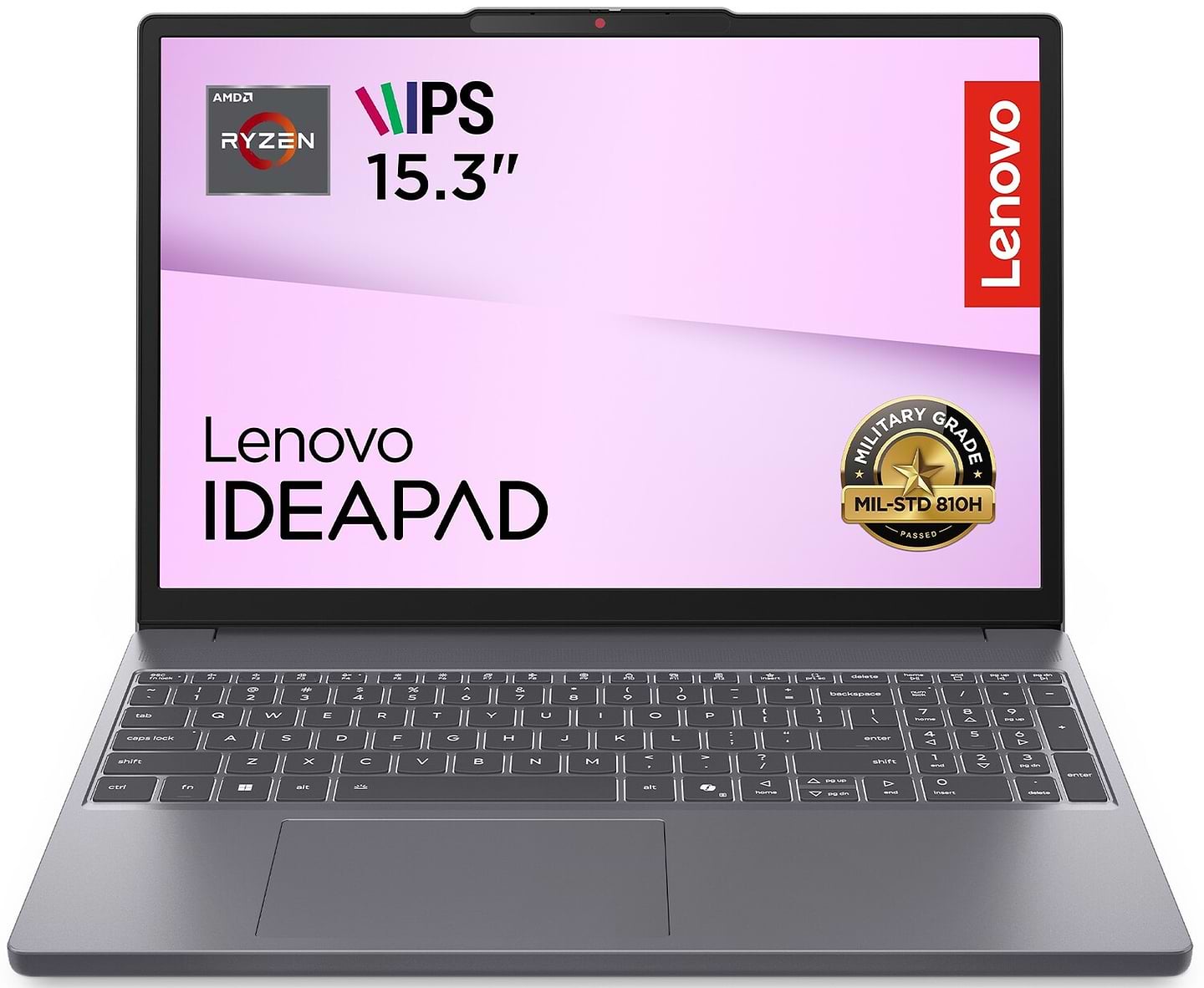 Ноутбук Lenovo IdeaPad Slim 3 15ARP10 (83K700AFRA) Luna Grey - Фото 1