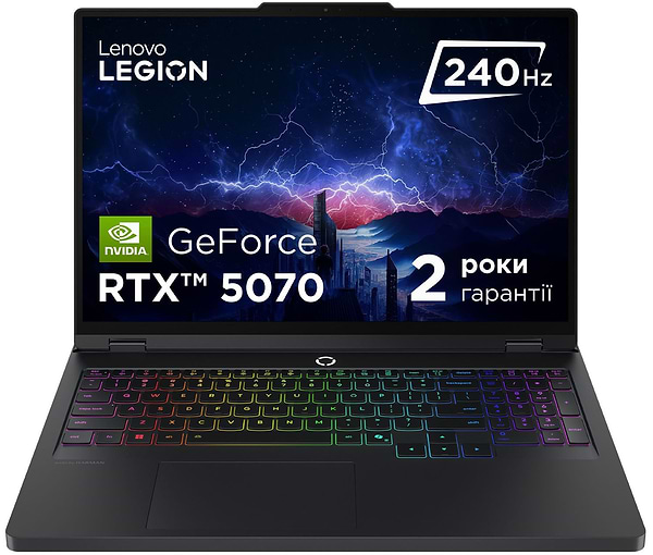 Фото - Ноутбук ігровий Lenovo Legion Pro 5 16IRX10 (83NN003XRA) Eclipse Black