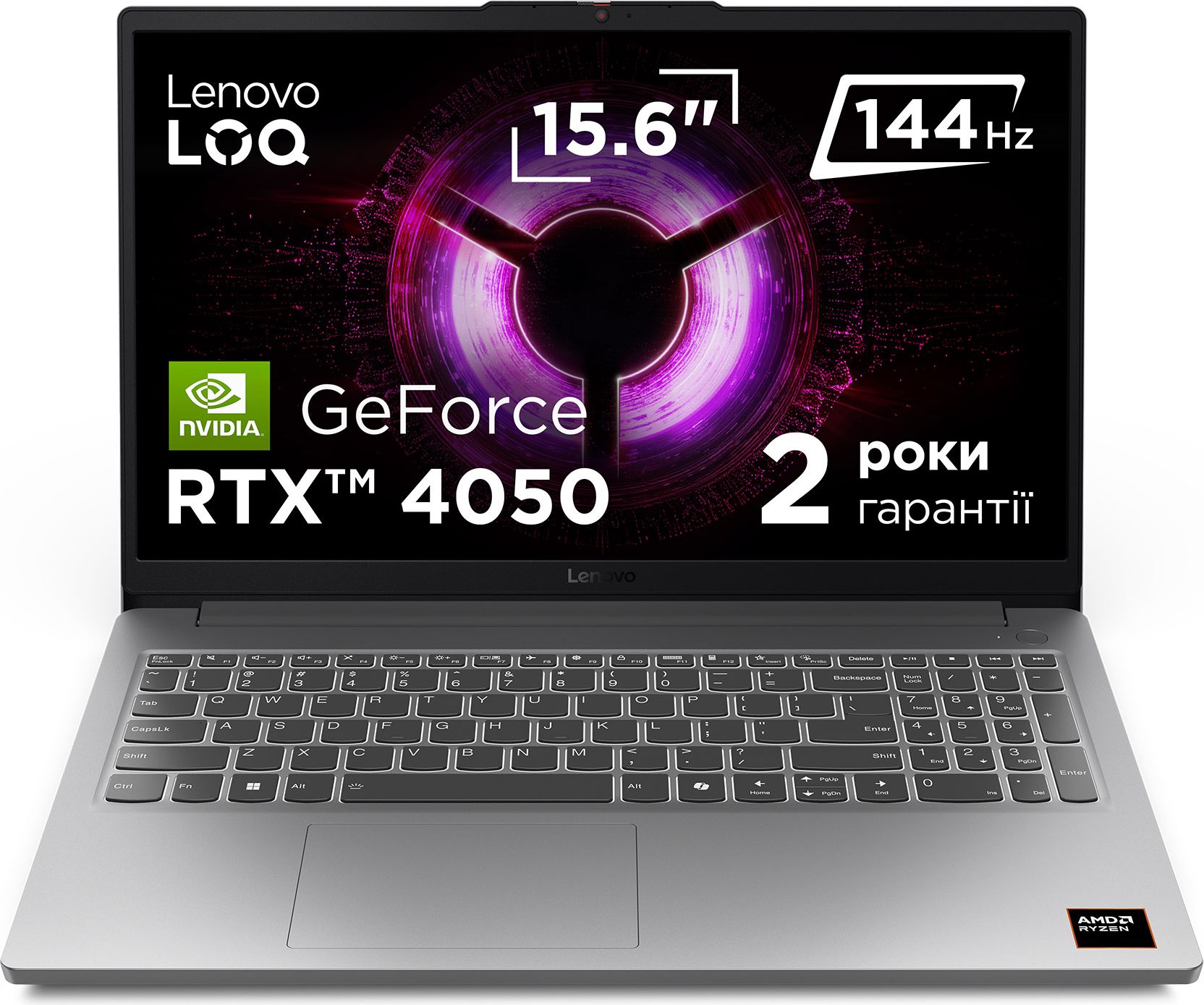 Ноутбук игровой Lenovo LOQ-15ARP10E (83S000EPRA) Luna Grey