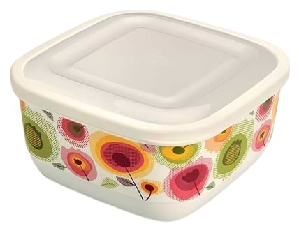 Ємність для зберігання UCSAN PLASTIC TRENDY 1.9 л біла з малюнком в асортименті (84000)