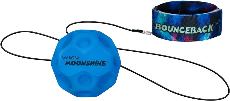 Игровой мяч Waboba ball 331C04_A LED Bounceback x Returning moon in Blister BLUE (840001933102)