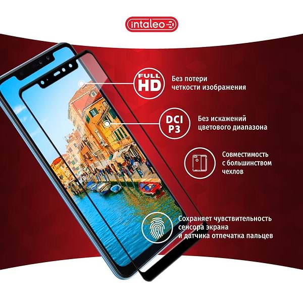 Фото - Захисне скло для смартфону Intaleo Full Glue for Samsung Galaxy M51 SM-M515 Black (1283126500923)