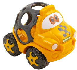 Погремушка Baby Team Игрушка- Машинка ( 8406_ с черным кузовом)