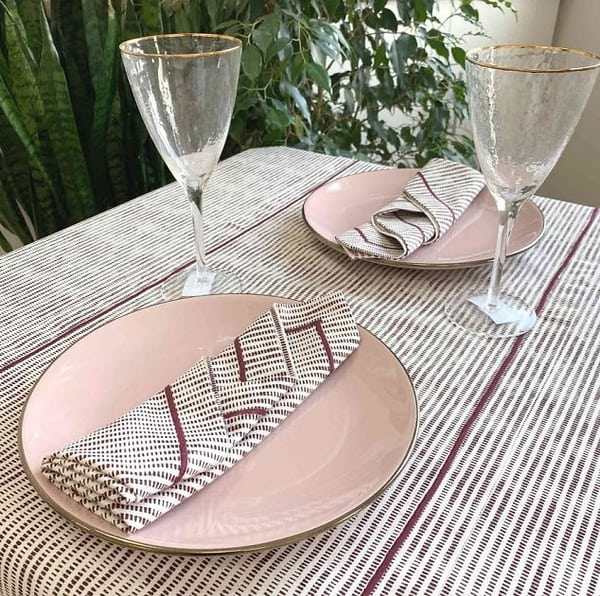 Фото - Скатертина прямокутна Прованс 300х132 Avantime Міраж бордо (017305)