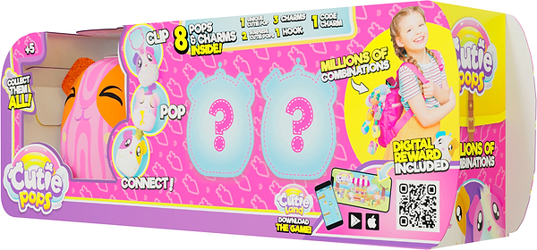 Фото - Мягкая игрушка-сюрприз EOLO CUTIE POPS брелков 3 шт. (26759)