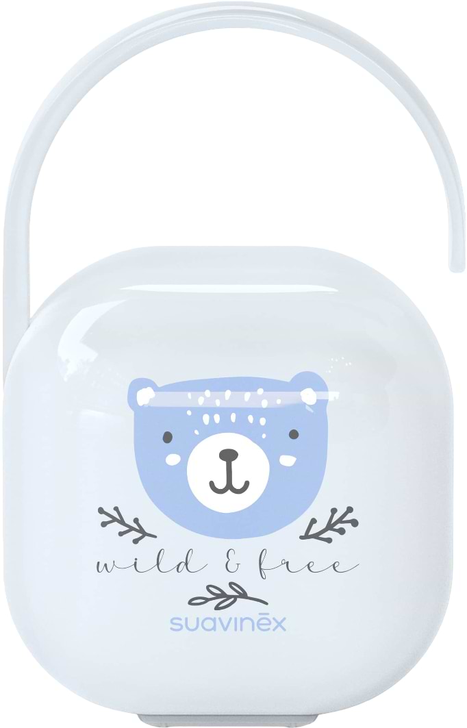 Контейнер для хранения пустышек Suavinex Wild & Free голубой (309138)