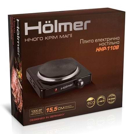Фото - Плита электрическая настольная Holmer HHP-110B
