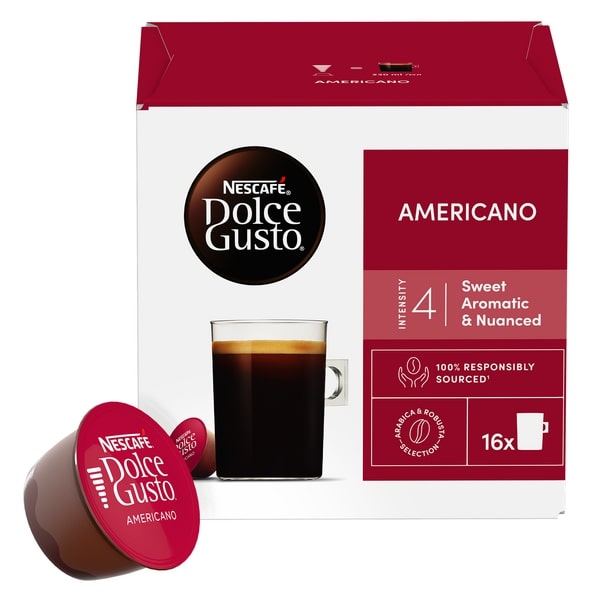 Фото - Кава у капсулах Nescafe DOLCE GUSTO Americano 16 шт. 136г
