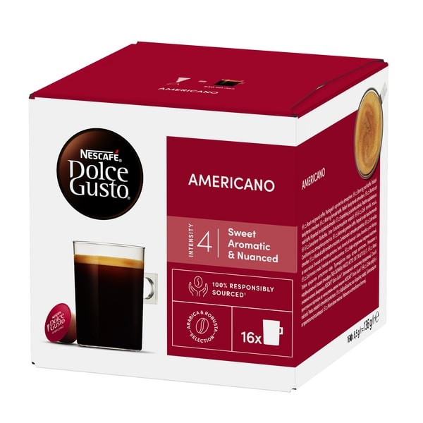 Фото - Кава у капсулах Nescafe DOLCE GUSTO Americano 16 шт. 136г