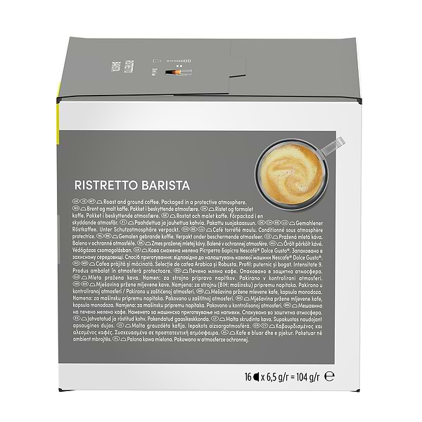 Фото - Кава у капсулах Nescafe DOLCE GUSTO Ristretto Barista 16 шт. 104г