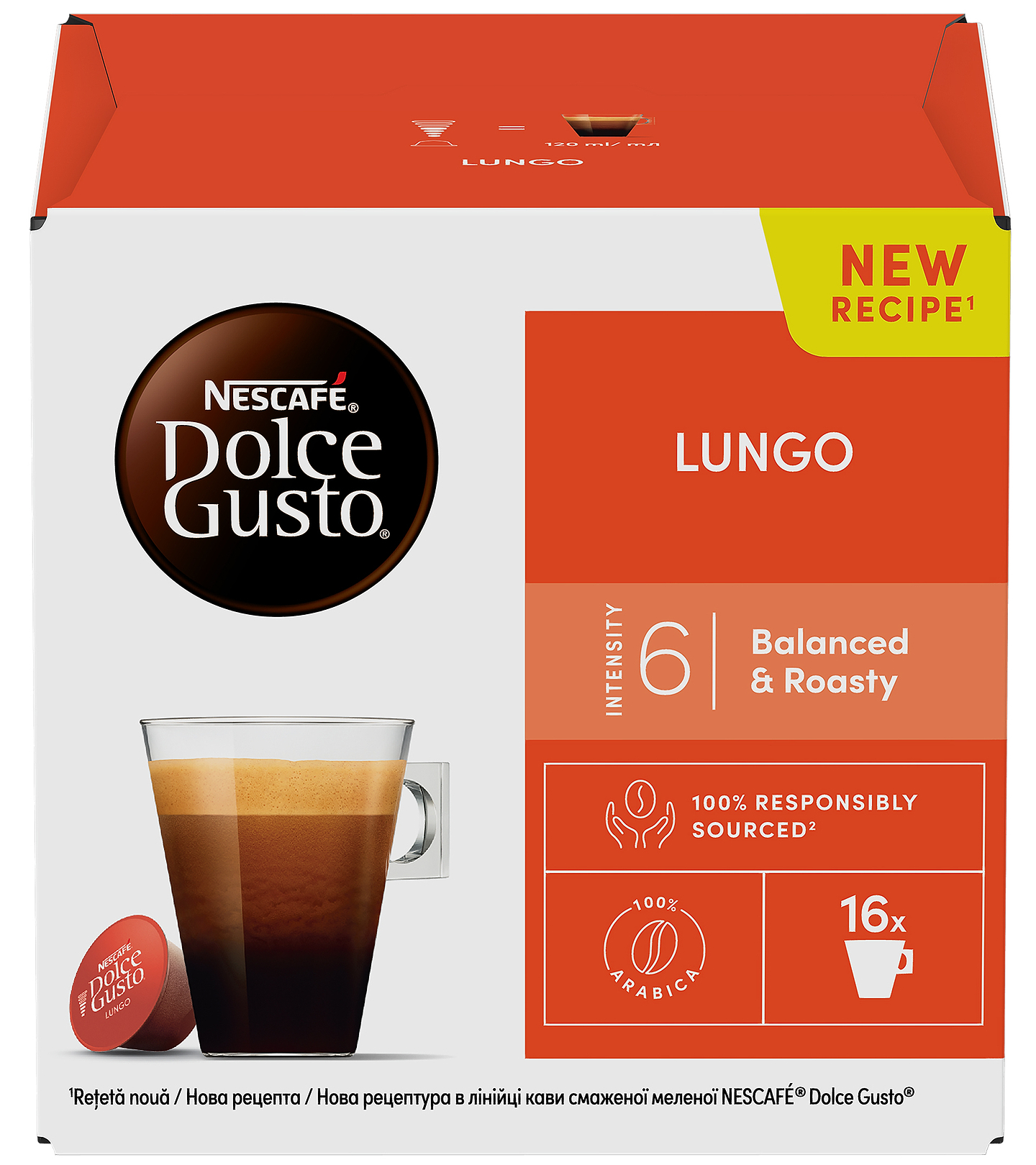 Кава у капсулах Nescafe DOLCE GUSTO Lungo 16 шт. 89,6г - Фото 1