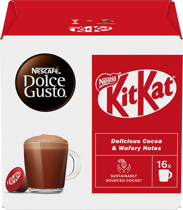 Фото - Кофе в капсулах Nescafe DOLCE GUSTO KitKat Hot Chocolate 16 шт