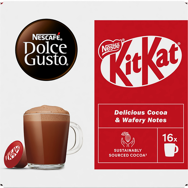 Фото - Кофе в капсулах Nescafe DOLCE GUSTO KitKat Hot Chocolate 16 шт