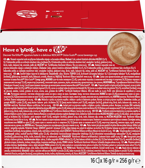 Фото - Кофе в капсулах Nescafe DOLCE GUSTO KitKat Hot Chocolate 16 шт