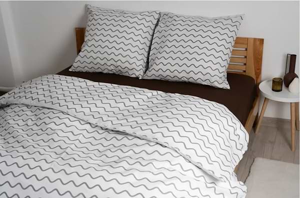 Фото - Простирадло двоспальне ТЕП НАТХНЕННЯ з резинкою 180х200 см Какао (2-04018_26845)