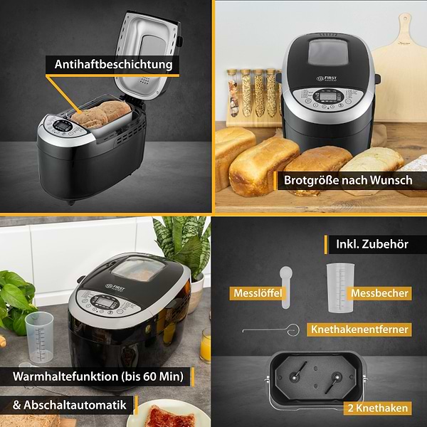 Фото - Хлібопічка First FA-5152-3-BA