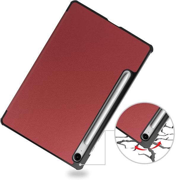 Фото - Чохол для планшету BeCover Smart Case for Samsung Galaxy Tab S10 FE Plus (SM-X620/SM-X626) 13.1" Red Wine (713385)