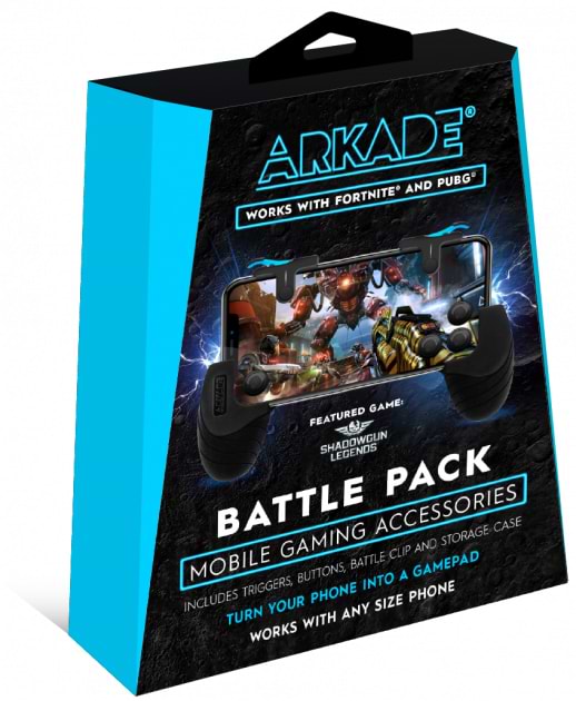 Фото - Геймпад Arkade Battle Pack з футляром Black (850002584059)