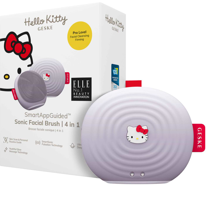 Купити Щітка для чищення обличчя GESKE Sonic Facial Brush 4 в 1 by Hello Kitty (HK000011PU01) - Фото 1 Щітка для чищення обличчя GESKE Sonic Facial Brush 4 в 1 by Hello Kitty (HK000011PU01) - Фото 1