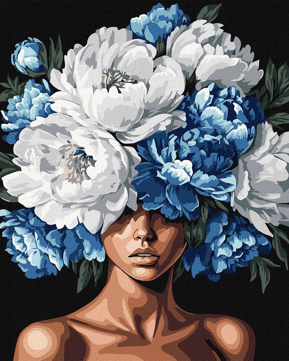 Картина за номерами Ideyka Квітуча думка з фарбами металік extra 40х50 см (KHO8527) - Фото 1