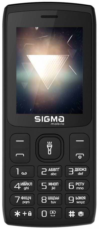 Мобильный телефон Sigma mobile X-style 34 NRG TYPE-C Black - Фото 1