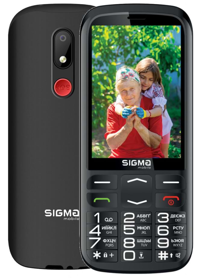 Мобильный телефон Sigma mobile Comfort 50 Optima TYPE-C DS Black - Фото 1