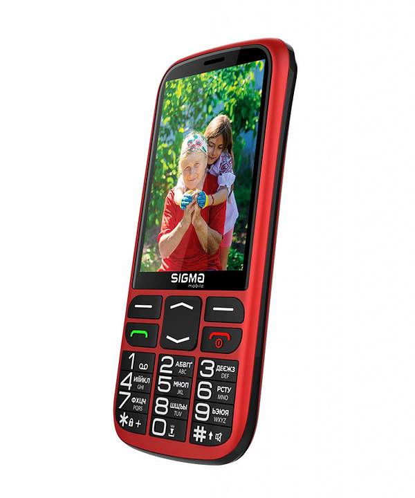 Фото - Уценка - Мобильный телефон Sigma mobile Comfort 50 Optima TYPE-C DS Red