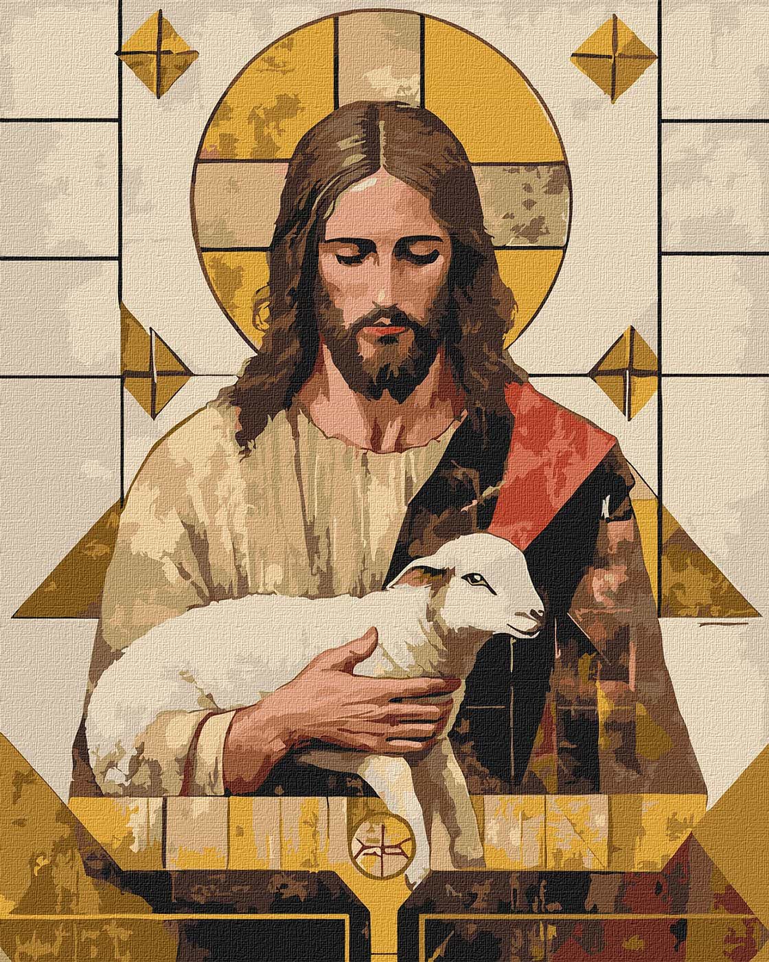 Картина за номерами Ideyka Геометрія благодаті 40х50 см (KHO8530)