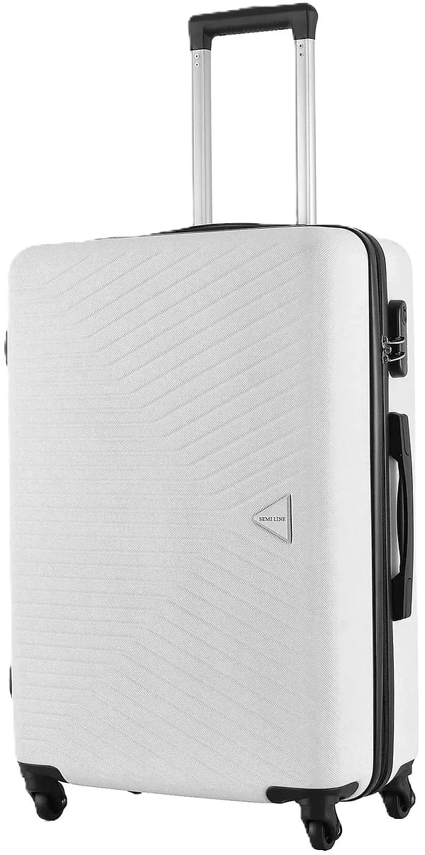 Фото - Валіза Semi Line 24" (M) White (T5970-2) Фото - Валіза Semi Line 24" (M) White (T5970-2)