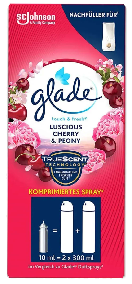 Фото - Сменный балон к освежителю воздуха SC Johnson Glade/Глейд Пион и сочные ягоды 10 мл (5000204078442) Фото - Сменный балон к освежителю воздуха SC Johnson Glade/Глейд Пион и сочные ягоды 10 мл (5000204078442)