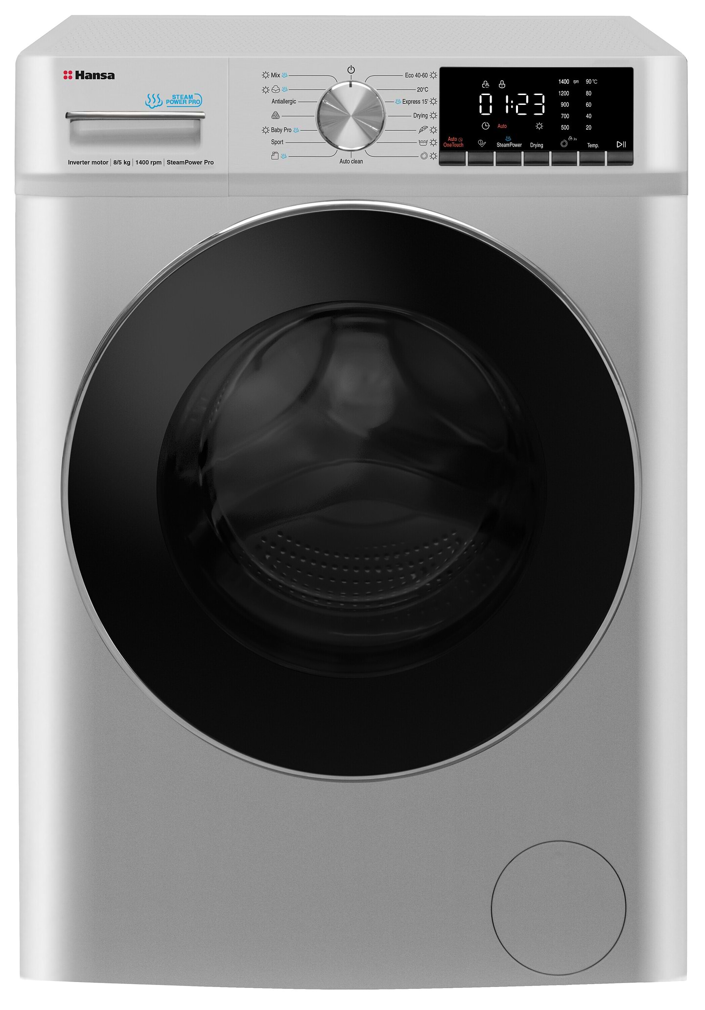 Стирально-сушильная машина Hansa WDHG814521LG - Фото 1