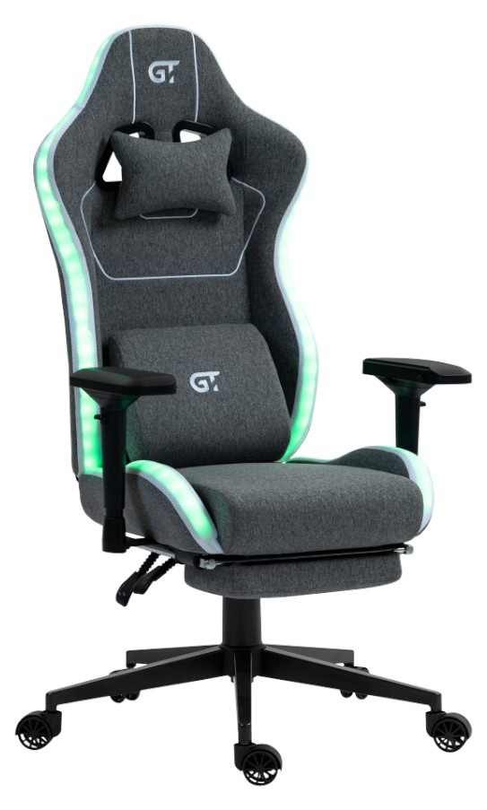 Фото - Крісло для геймерів GT Racer X-2306 Fabric Gray L