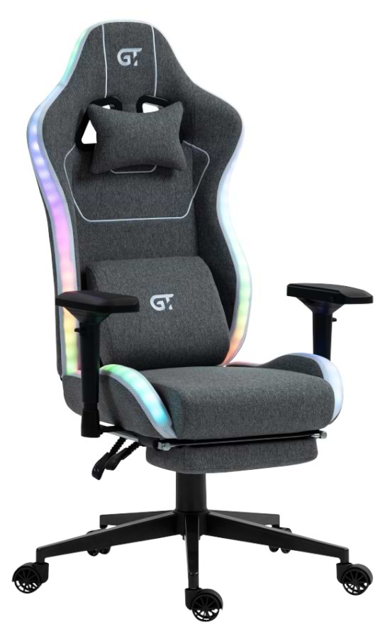 Кресло для геймеров GT Racer X-2306 Fabric Gray L - Фото 1