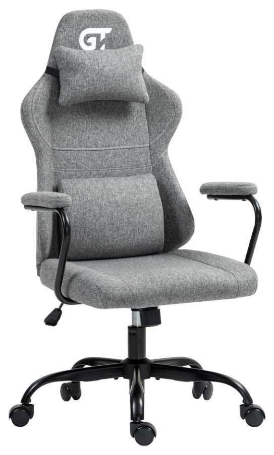 Кресло для геймеров GT Racer X-2322 Fabric Gray - Фото 1