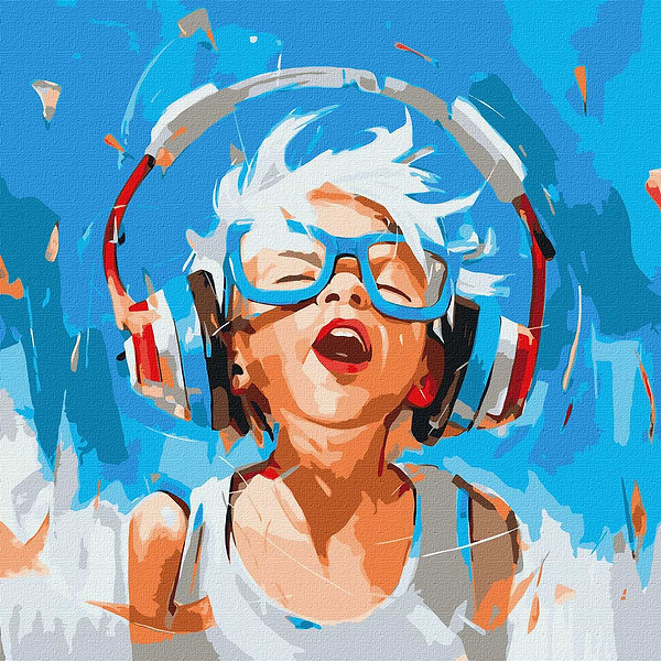 Фото - Картина по номерам Ideyka Его летний бит 50х50 см (KHO8556)