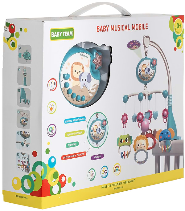 Фото - Мобиль музыкальный Baby Team 8563