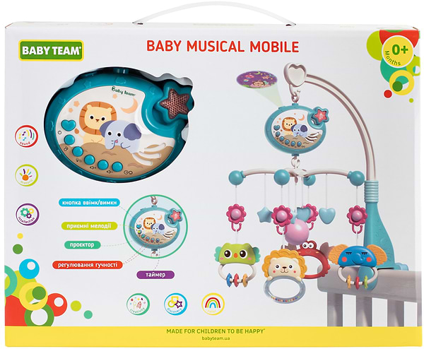 Фото - Мобиль музыкальный Baby Team 8563