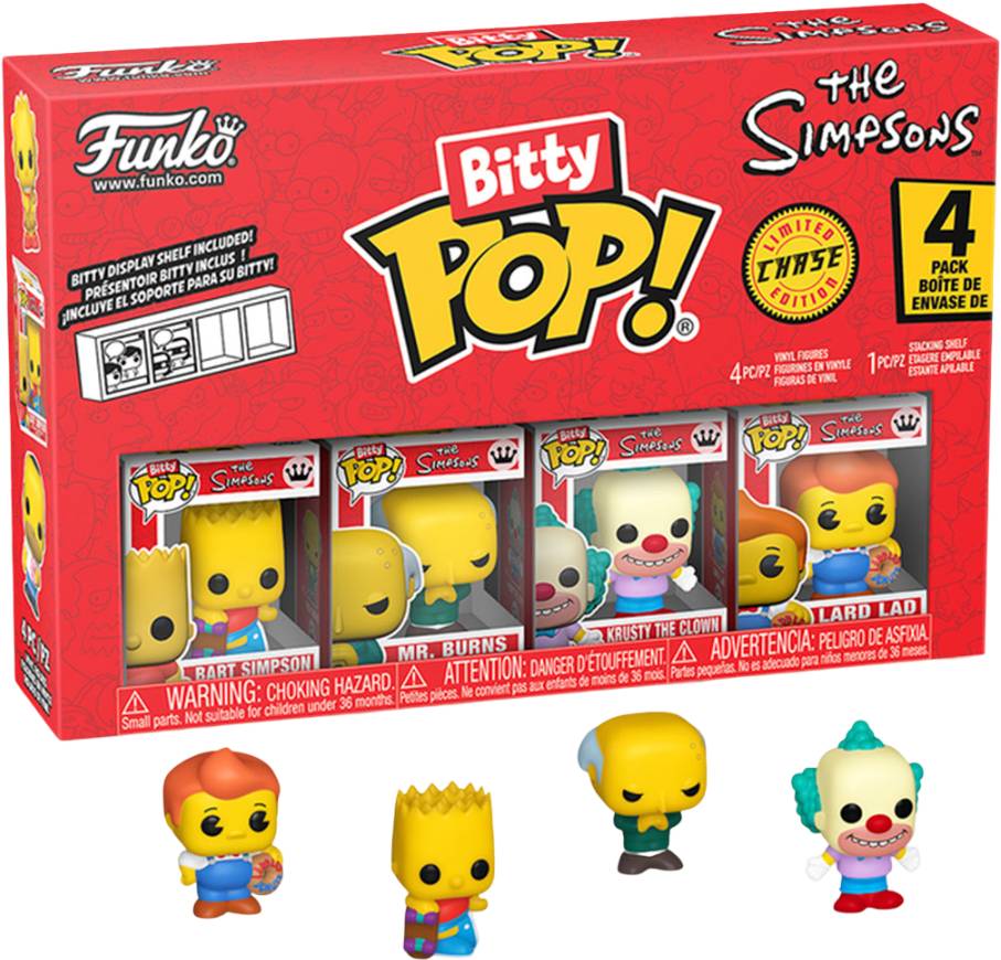 Ігрова фігурка-сюрприз набір FUNKO BITTY POP! серії Сімпсони - БАРТ (4 фігурки в ас.) (85707) - Фото 1